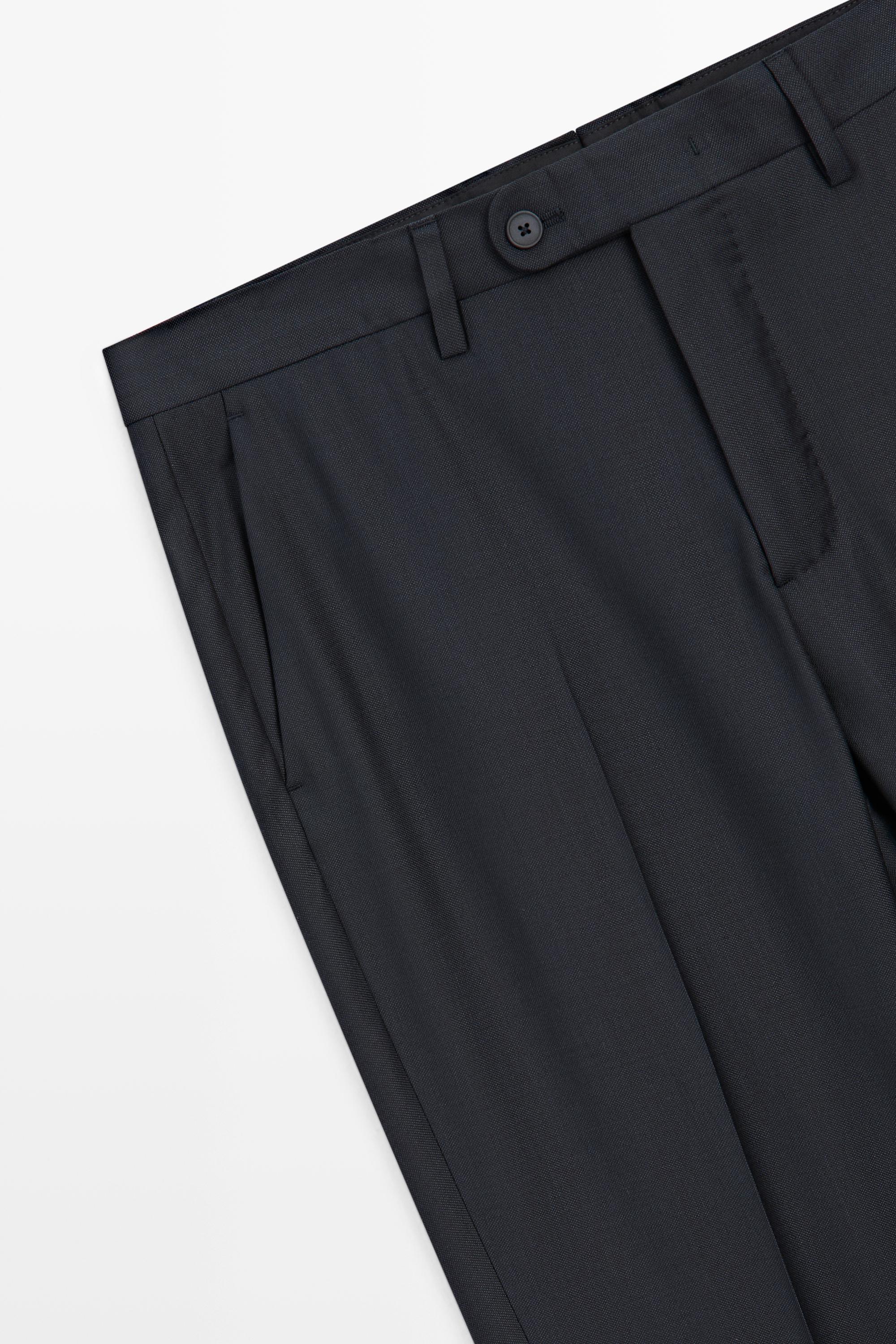 Pantalon de costume 100 % laine
